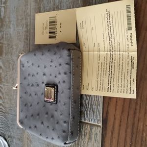 Dooney & Bourke Ostrich Large Framed Coin Purse